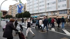 El casco urbano de Ribeira concentra a casi la mitad de los habitantes del municipio.