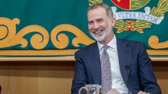 La emoci�n de Felipe VI al regresar a la facultad de Derecho donde estudi�