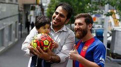 El Messi iran� triunfa en las calles