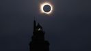 El eclipse total en A Coru�a: foto a foto