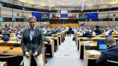 Jess Gamallo, este mircoles en el Parlamento Europeo
