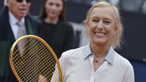 La tenista Martina Navratilova, en una imagen del pasado mayo