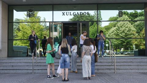 Un juzgado de Lugo, durante las jornadas de huelga por las que se suspendieron procedimientos
