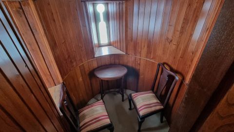 Interior de la torre de Lorbé