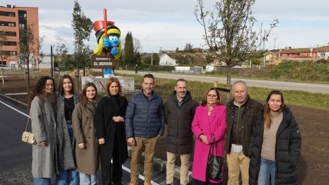 Inauguraci�n de la �Pitufa Ferroviaria� en Siero