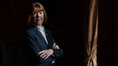 Gis�le Pelicot, en la Residencia de Francia en Madrid, este martes. 