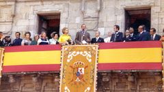 Los Reyes de Espa�a en 1976 en Lugo, la parada siguiente en Galicia tras visitar Ourense