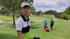 Daniel Varela, en el campeonato de Espa�a