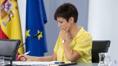 Isabel Rodr�guez en la rueda de prensa posterior al Consejo de Ministros