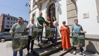 Presentaci�n de la duod�cima edici�n del Medio Marat�n  Os 21 do Cami�o  entre Palas de Rei y Melide. 