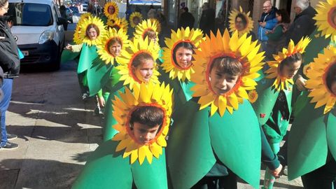 Desfile escolar del CEIP Curros Enrquez de Celanova