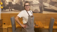 Marisol Caama&ntilde;o Andrade ejerce de camarera en A Lonxa D'&Aacute;lvaro.