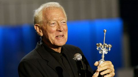 Max Von Sydow en el 2006 con el premio Donostia del Festival de San Sebasti�n