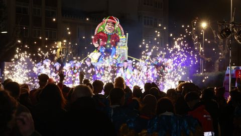 Entronizaci�n del dios Momo en A Coru�a