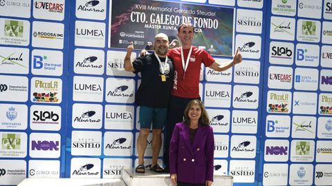 Rub�n Baldomar y Jorge Mira en lo m�s alto del podio