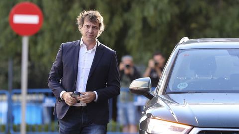 David S�nchez, hermano del presidente del Gobierno, a su llegada a una de las sesiones del juicio.