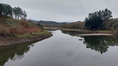 Embalse de A Baxe, en Caldas, una de las zonas h�dricas de la comarca pendiente de mejorar su estado ambiental