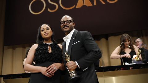 Zinzi Coogles y su marido Ryan Coogler, ganadores del �scar a Mejor Guion por �Los pecadores�