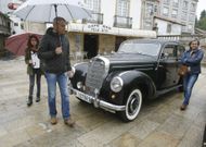 En el entorno de la Plazuela, coches de �poca revivieron las gloriosas ferias del autom�vil de ocasi�n.