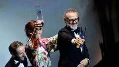 Massimo Bottura recog�a el martes en Bilbao el �t�tulo� de mejor restaurante del mundo para su establecimiento