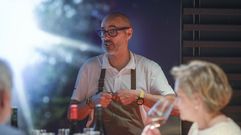 Rafa Centeno, en una de las Xornadas de Catas organizadas por La Voz