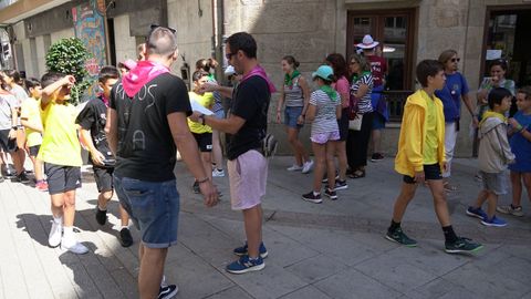 Imgenes del Maratason infantil de la Festa da Dorna de Ribeira