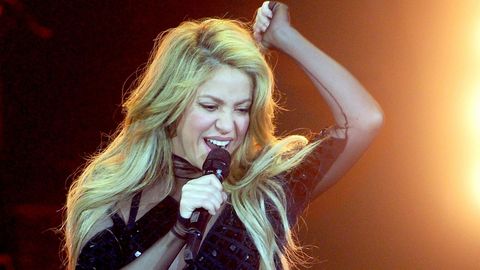 Shakira en un show en Alemania