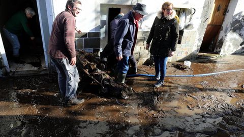 Las consecuencias de la tromba de agua en Viveiro