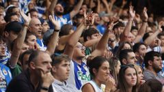 Aficionados en Riazor, en el Deportivo-Teruel