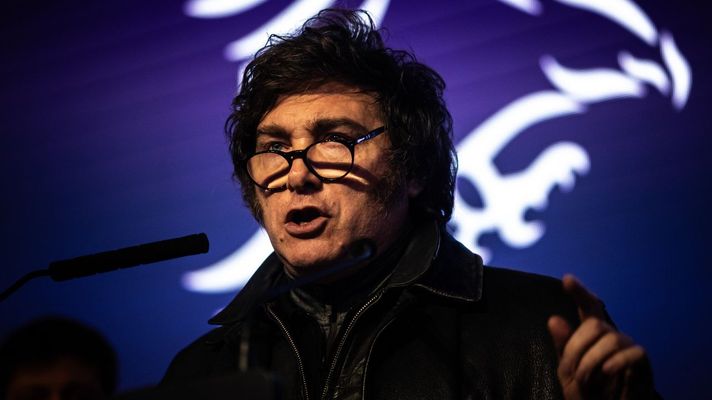 El presidente argentino, Javier Milei