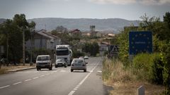 Imagen de archivo de la apertura de fronteras con Portugal, entre Feces y Vilarelho da Raia