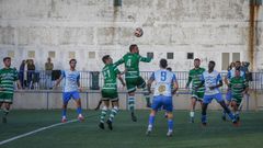 Imagen del partido entre el Cidade de Ribeira y el Paiosaco en A Fieiteira.