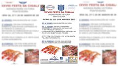 Pol�mico cartel de la Festa da Cigala que anuncia que se celebrar� en Pontevedra