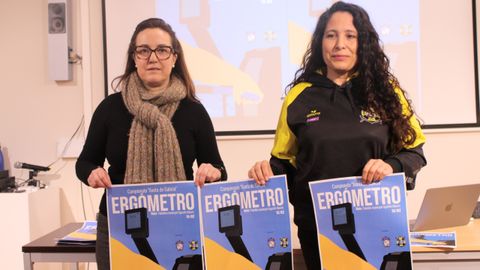 La concejala Sandra Gonz�lez y Chus Blanco, miembro de la organizaci�n, presentaron el campeonato.