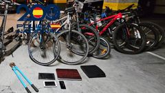 Patinetes y bicicletas robadas en Gijn