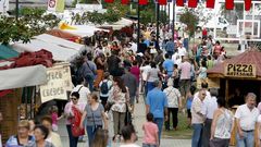 Celebraci�n del primer mercado en Freixeiro el a�o pasado