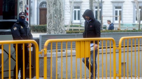 El empresario V�ctor de Aldama, a su salida de la Audiencia Nacional el pasado 22 de febrero