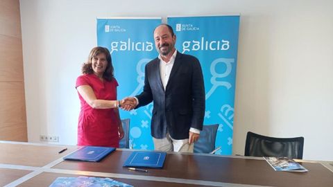 Gueimunde y Merelles, al suscribir el convenio