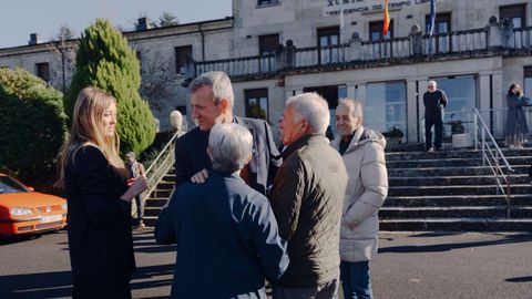 Visita de Rueda a la residencia de tiempo libre de O Carballi�o.