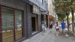Imagen del local que albergar� The Capital, en la r�a Fernando III O Santo, en Santiago