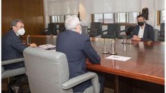 El alcalde de Vilagarc�a se reuni� con el presidente de Renfe y el director de Alta Velocidad