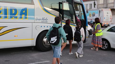 Los desajustes en el transporte entre A Escardia y O Carril est�n caracterizando este inicio de curso 