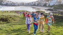 Imagen de archivo de una carrera San Silvestre en Malpica