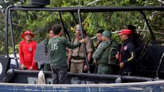 Los equipos de rescate rastrean un r�o en busca de Bruno Pereira y Dom Phillips