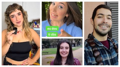 Prado Ra, Esther Estvez, Noem Garca e Dani Fontn son algns dos creadores de contido en galego que mis seguidores teen.