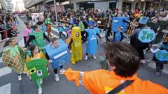 Desfile de carnaval en Pontevedra del a�o 2020, que se recupera este s�bado