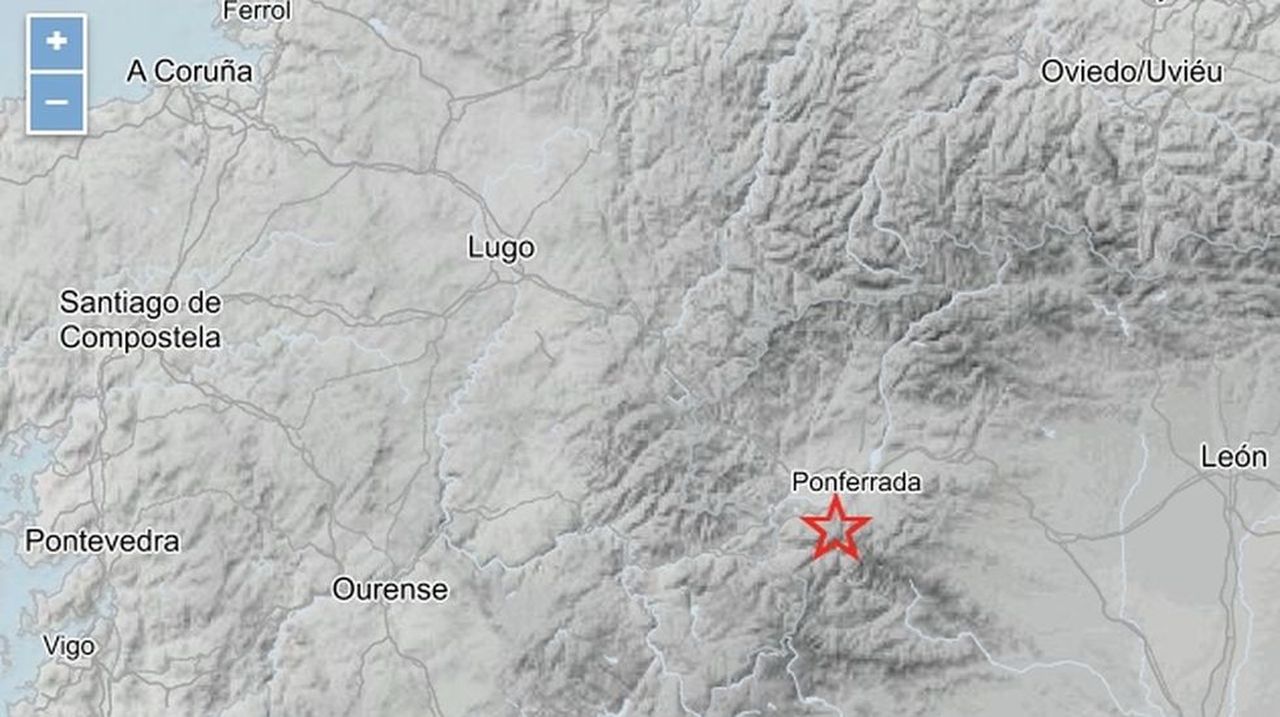 Un seísmo de magnitud 4 se deja sentir en el este de Galicia