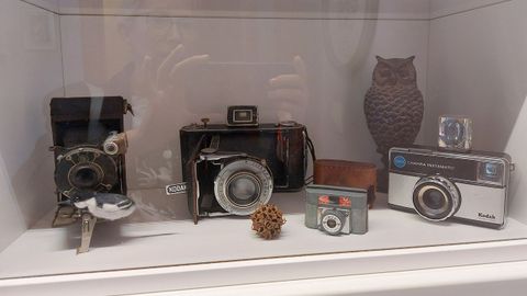 C�maras de fotos que pertenecieron a To�ito das Mar�as y una que �l le regal� a su hija