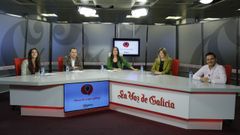 La mesa de expertos reunida en el foro organizado en La Voz de Galicia. 