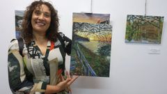 La artista buenense Mar�a Moldes convive con la ELA desde hace varios a�os